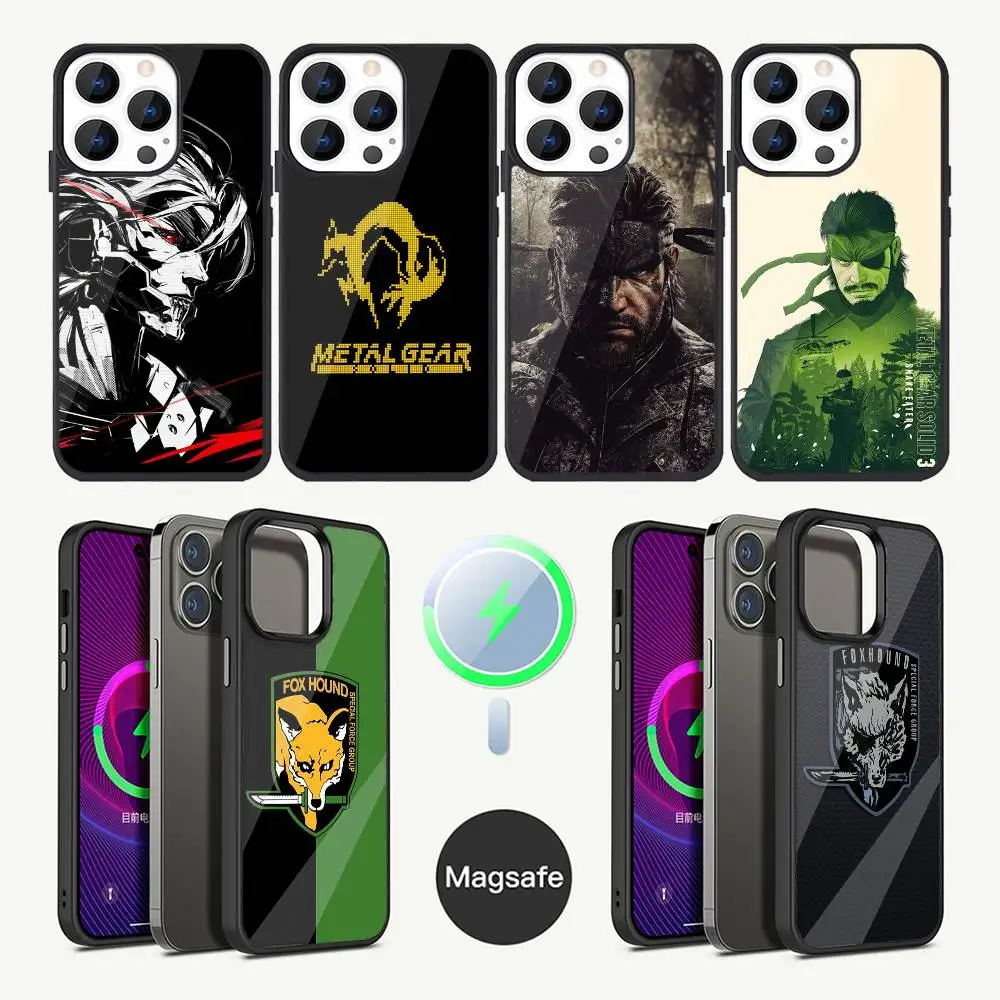 

Metal Gear Solid Phone Case For iPhone 16,15,14,13,12,11,Plus,Pro,Max Mini Magsafe Magnetic Wireless Charging