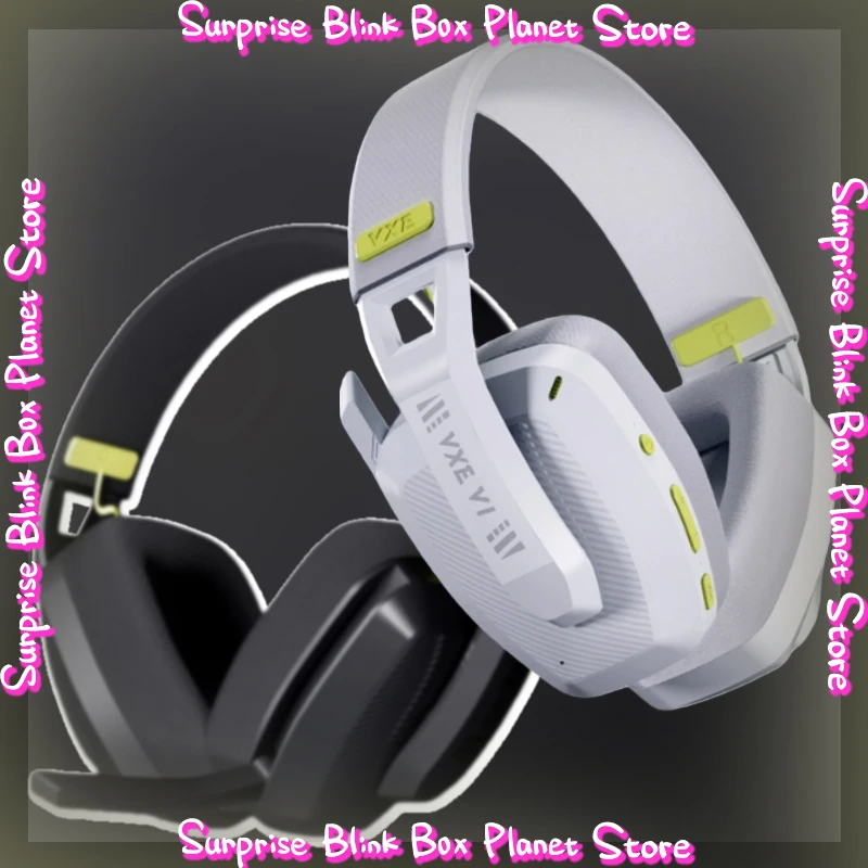 Hot Vgn V1 Siren Gaming Headset Bluetooth 5.3 2.4g Dual-Mode Lightweight Clear Headphones With Microphone For Computer Esports