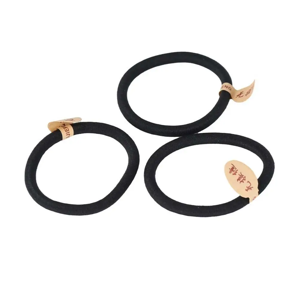 مرونة جريئة عقال أغطية الرأس رباط شعر أسود حبل الشعر شريط مطاطي حبل الرأس حبل مرن
