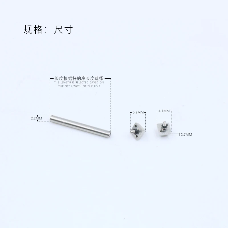 Watch Accessories Screw Rod Cap Screw FOR Cartier Pasha Watch Connection Rod