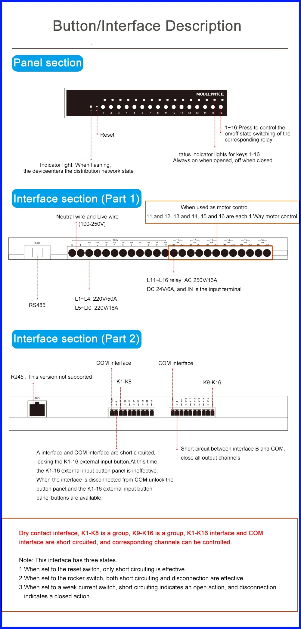 Module De Commutation Relais 6 Canaux 16A Tuya Smart Home - Contrôle Intelligent Appareils à Distance