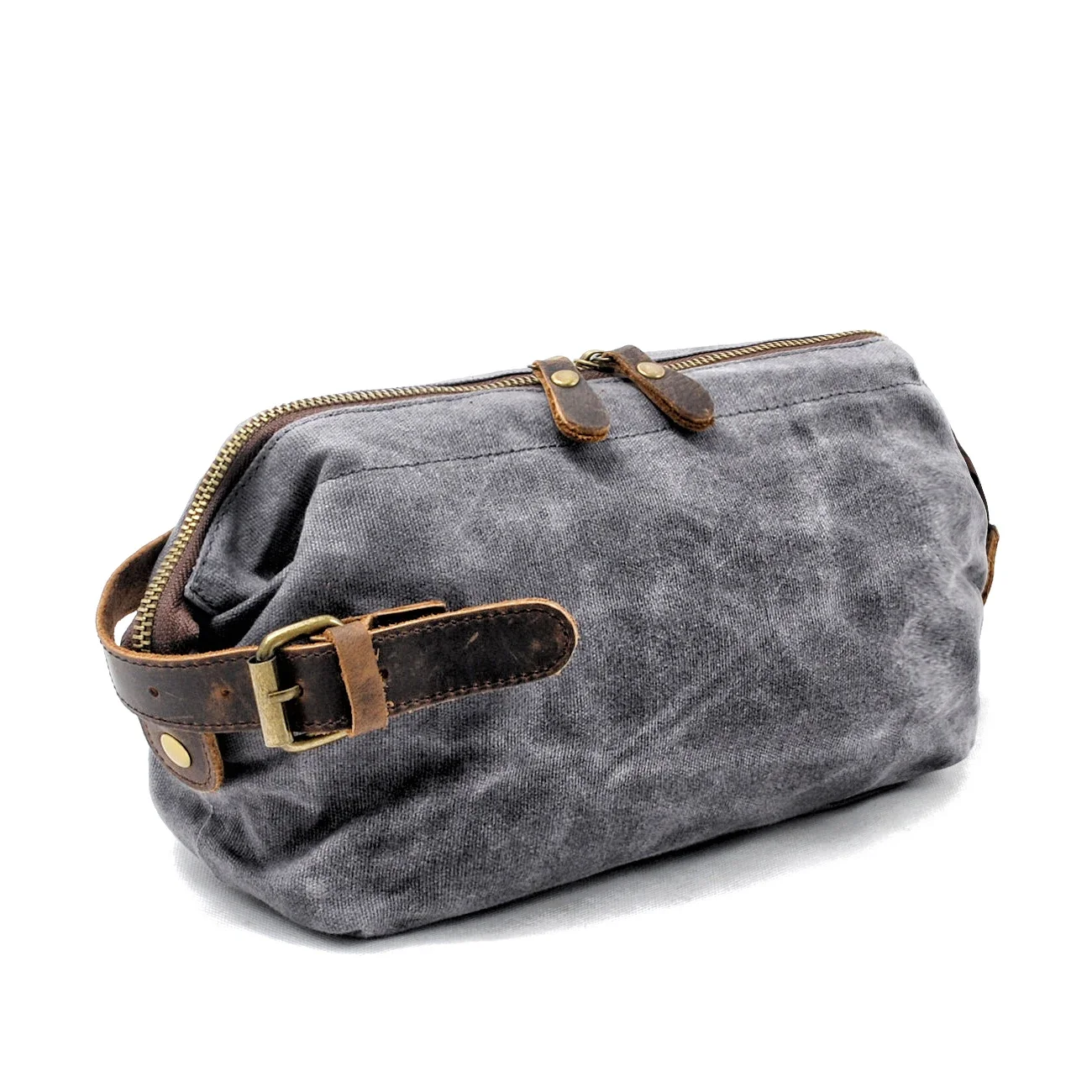 Travel canvas clutch bag, men's handbag, men's waterproof wash bag, portable bag, business travel business wrist bag Hobos