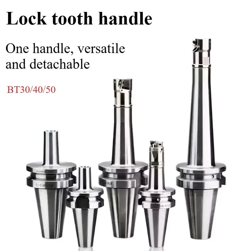 BT30 BT40 M6 M8 M10 M12 M16 Anti-vibration Lock Tooth Handle Replaceable Lock Tooth Cutter Head Shock-proof Tool Holder Boring
