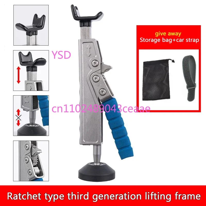 

Портативный подъемник для мотоциклов с двойным рычагом, цепным приводом, для мойки, снятия и обслуживания шин, универсальный