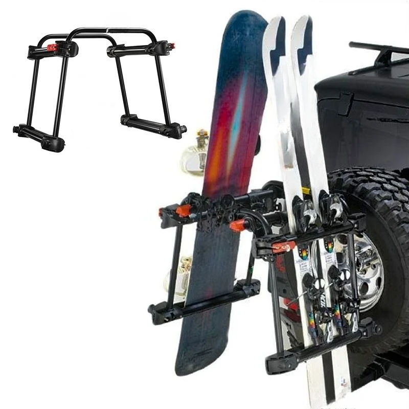 Tow Hook Snowboard Stand, Snowboard Clip, Trailer Hook Converted to Snowboard Rack