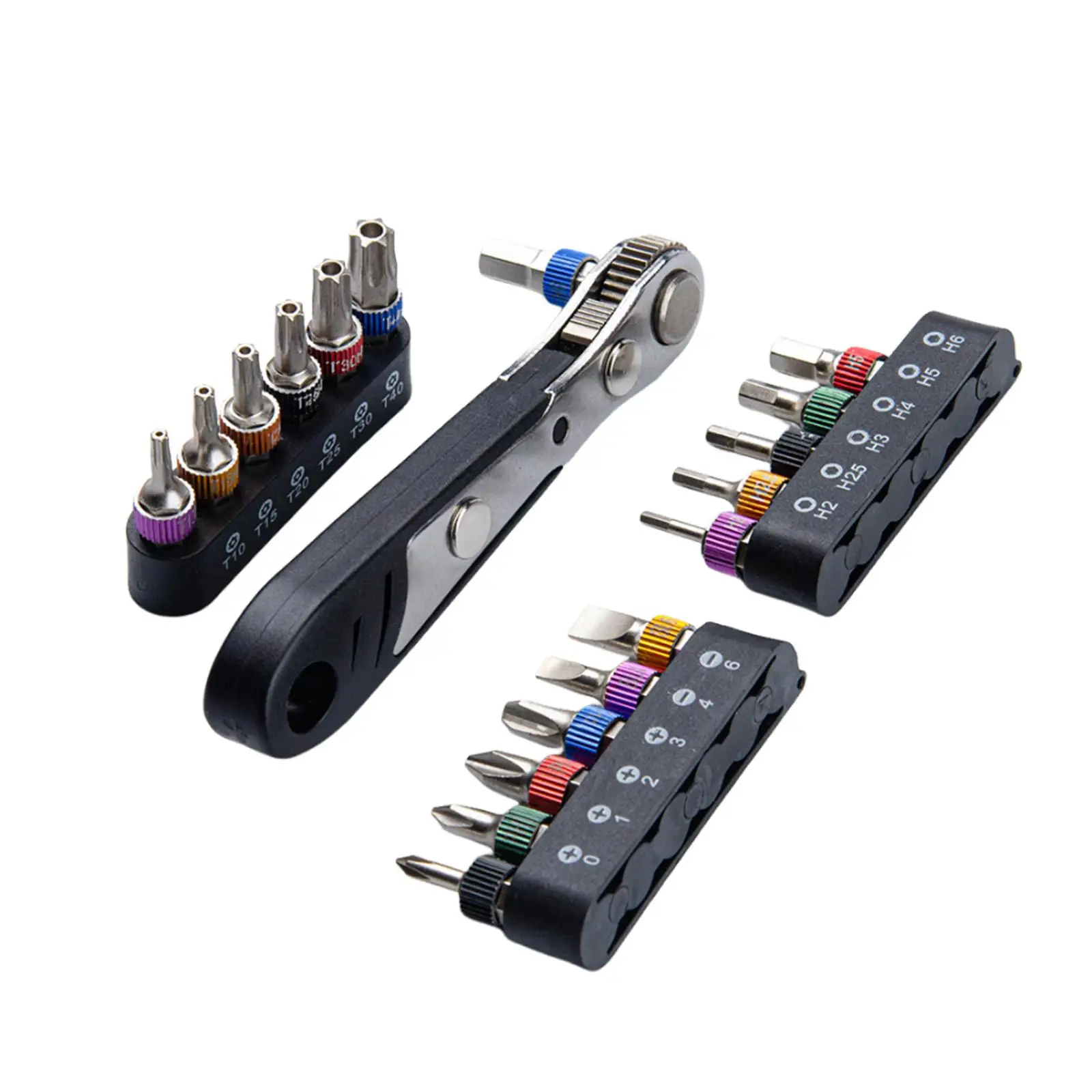 19 قطعة مجموعة مفاتيح ربط بسقاطة صغيرة أداة إصلاح الصلب لنموذج طائرة الأجهزة #2