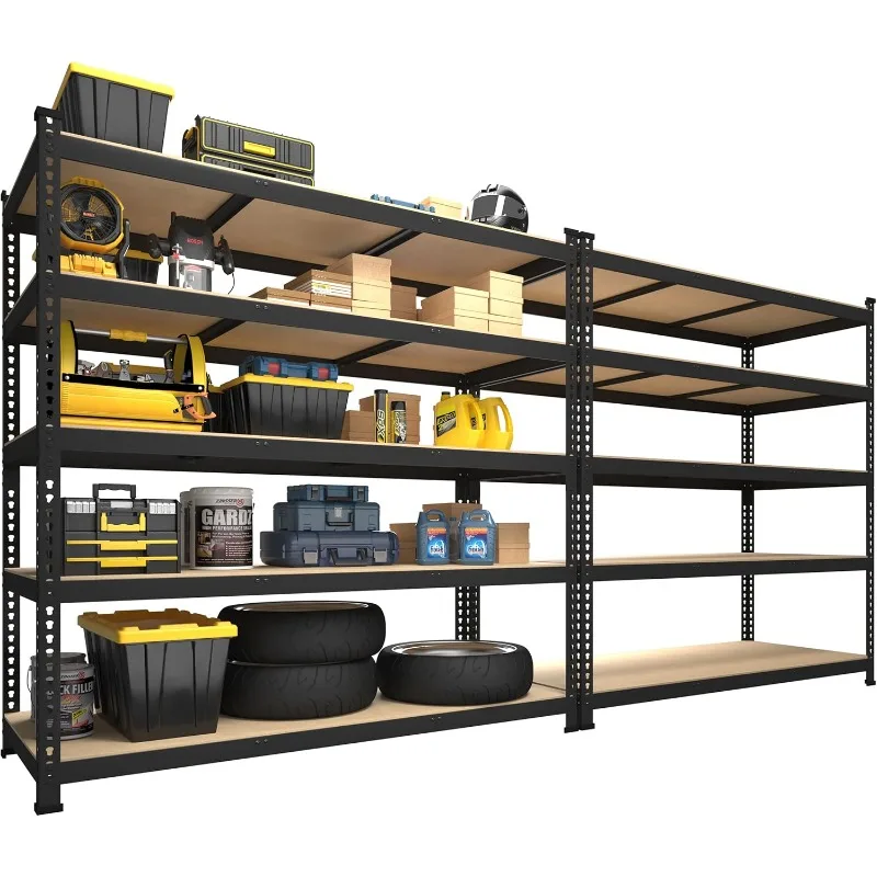 2 Pack Heavy Duty Storage Shelves - 47