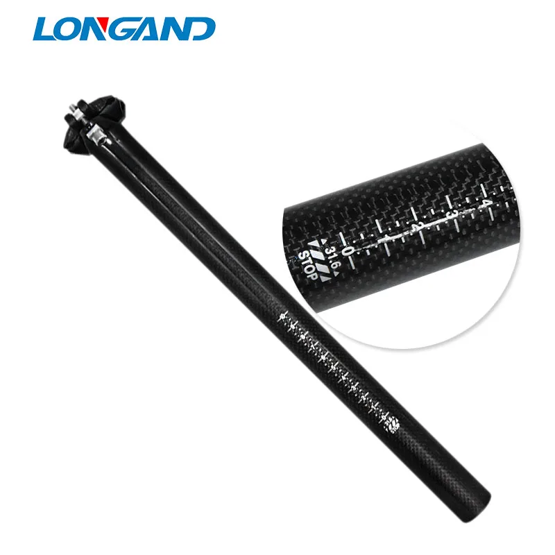 ماتي الأسود الكربون Seatpost 27.2/31.6 مللي متر الجبلية/الطريق مقعد الدراجة آخر 350/400 مللي متر طول مقعد دراجة أنبوب أجزاء