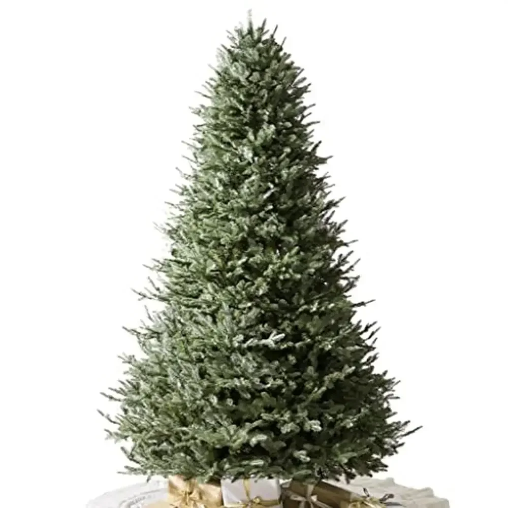 6.5ft Realistic Balsam Fir Christmas Tree Full Branches Easy Setup & Storage Bag Indoor Holiday Decor 4550 Branch Tips Perfect