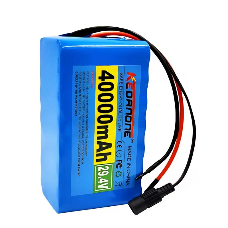 ⚡️⚡️2026 New 29.4V 40Ah 7S3P 18650 Li-ion Battery Pack 29.4V 30000mAh Bicycle Moped / Lithium Ion Battery Pack 2A Charger