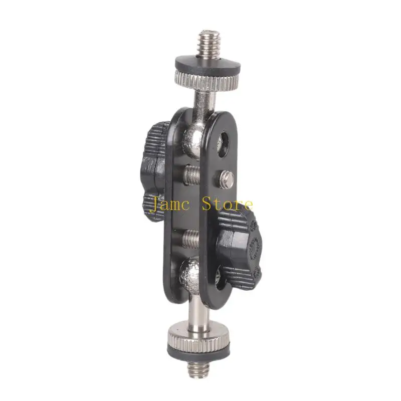 LX0B Professional Grade 10cm Rotate Mount Adapter Clip With 1/4 Thread For Stable Live Broadcast And Surveillances Setups