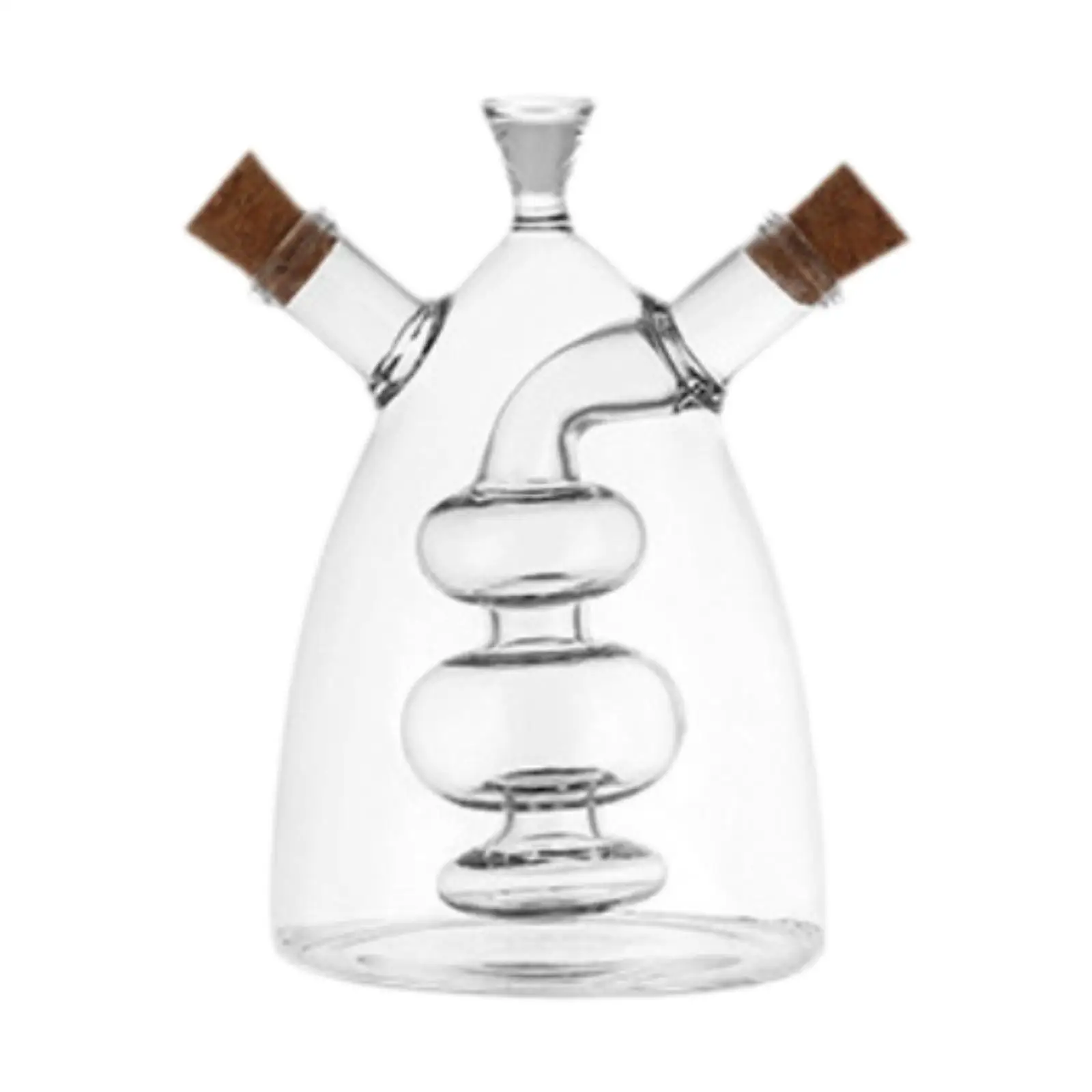 Olive Oil and Vinegar Dispenser Cruet Dispenser Glass Oil Bottle