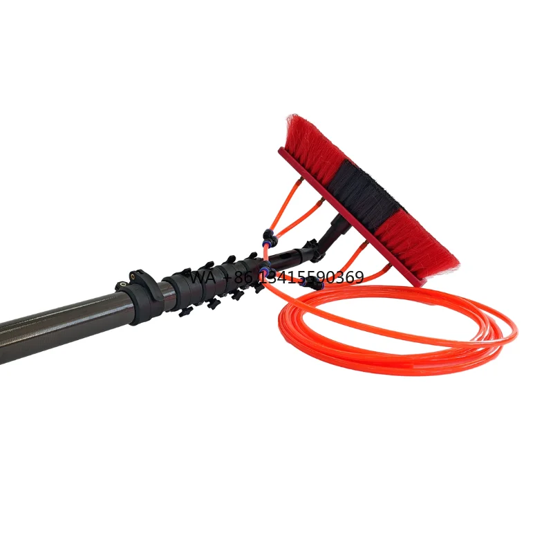 

Electric Telescopic Carbon Fiber Water Fed Pole Cleaning Tools for Sports Application