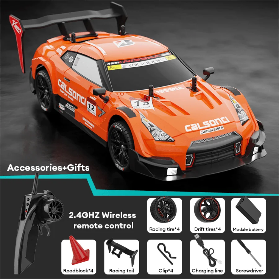 

1:14 RC Car High-Speed Drift 2.4Ghz Wireless Remote Control 4WD Speed Contest Vehicle Kids Toys Gifts Boys Girls
