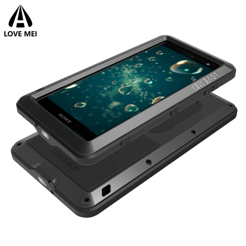 Love Mei Metal Case For Sony Xperia 1 10 II 1 10 Plus 5 XZ3 Armor Shockproof Phone Case Rugged Cover For Sony Xperia 1 10 II