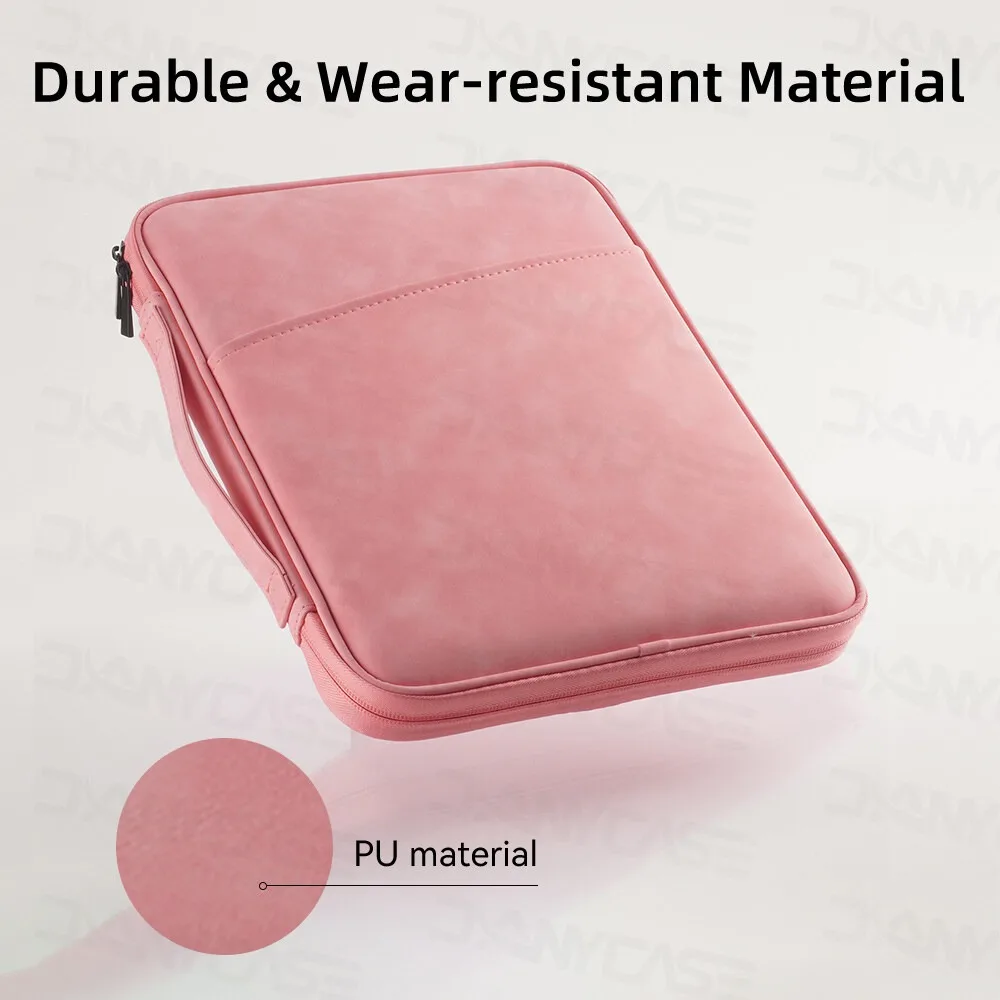 Estojo de transporte para tablet pc de nylon à prova d'água de 11-13 polegadas, bolsa interna de viagem protetora acolchoada para ipad samsung tablet pc case