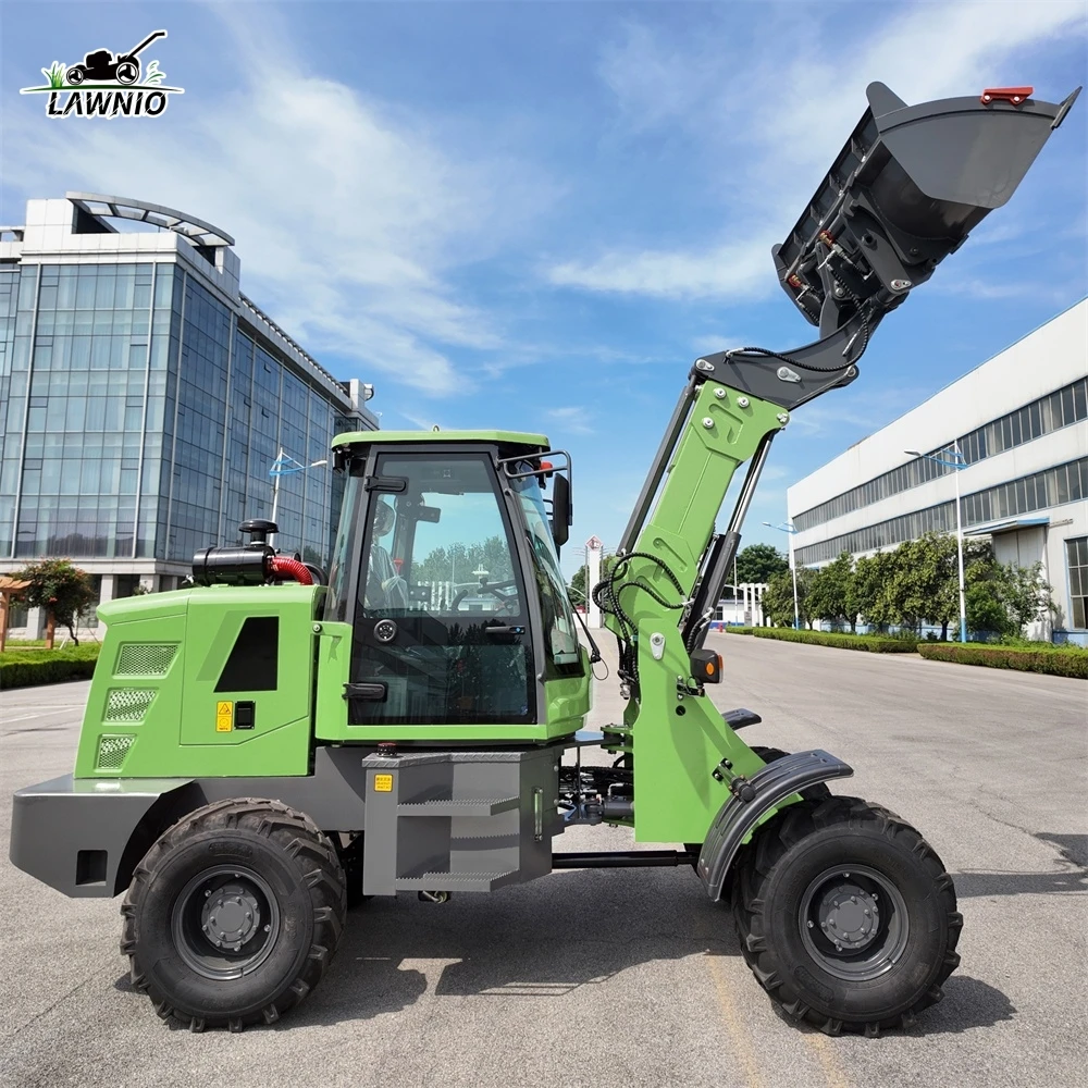 Packaging Customization Telescopic Arm Loader  Air Brake System and Strong Traction for Construction  Loader