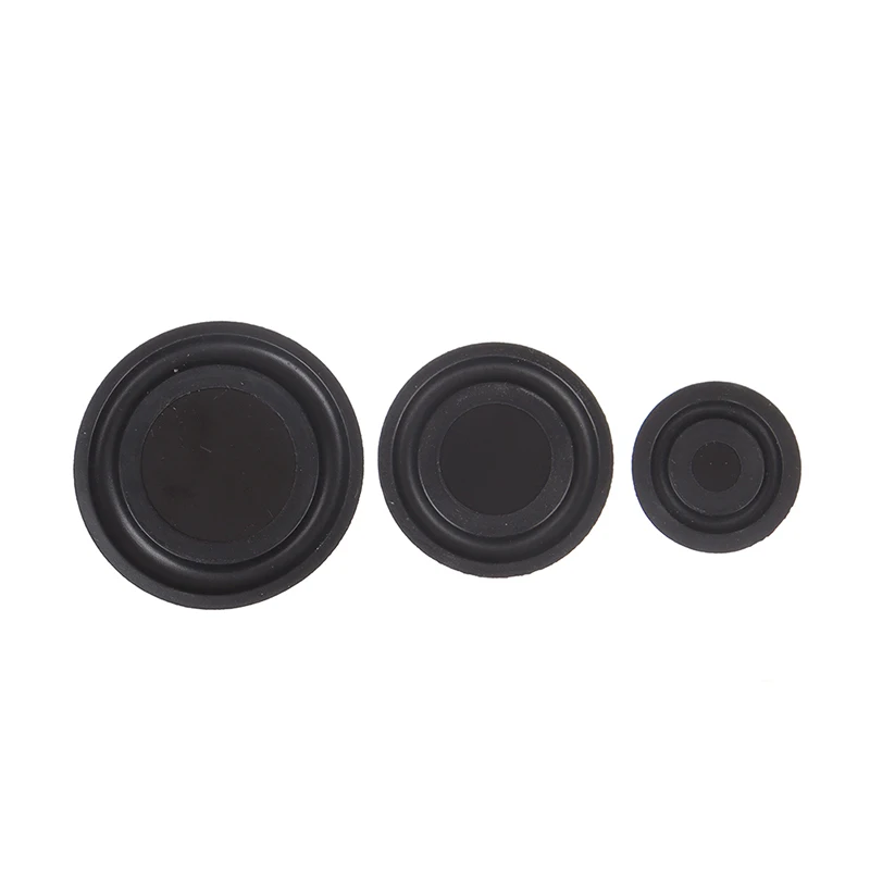 2Pcs Rubber Bass Radiator Passive Plate Woofer Vibration Membrane 30MM 40MM 50MM