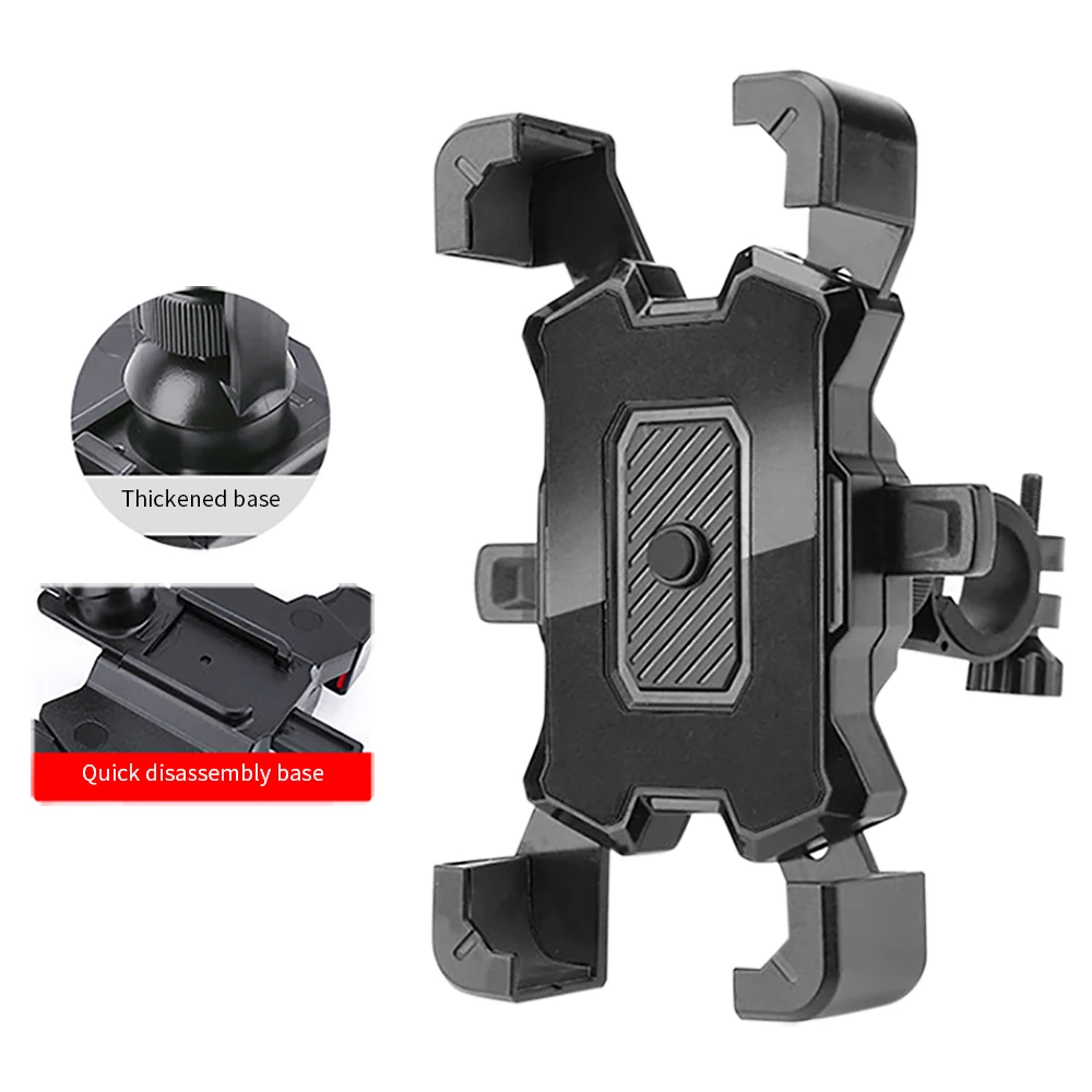 360° Rotatable Electric Bicycle Phone Holder for iPhone Xiaomi Riding MTB Bike Moto Motorcycle Stand Bracket Non-slip Cycling