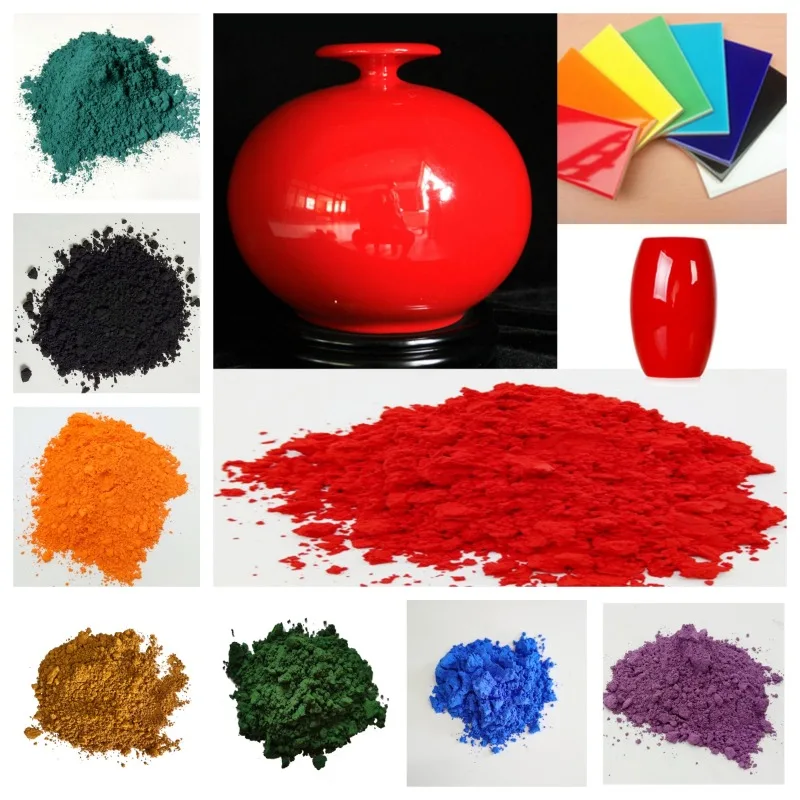 325 Mesh Ceramic Pigment 500g High Temperature 1000°C-1280°C Ceramic Glaze Special Coloring Powder Pottery Supplies