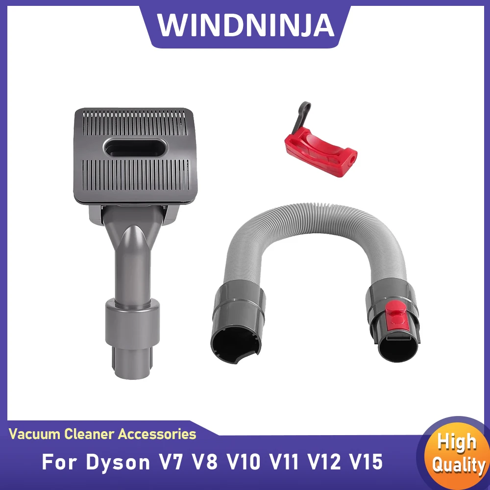 Hair Brush For Dyson V7 V8 V10 V11 V12 V15 Vacuum Cleaner Accessories Dog Cat Pet Bed Brush Groom Hair Removal Spare Parts