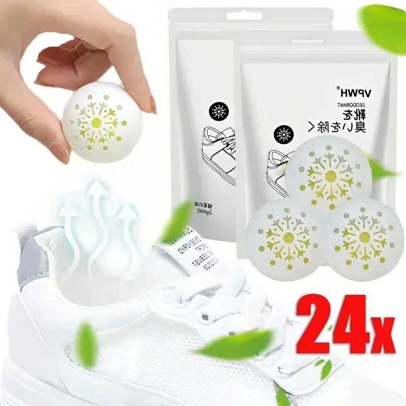 24/1Pcs Deodorizer Balls Sneaker Perfume Balls for Shoe Gym Bag Locker and Cars Deodorizer Neutralizing Odor Shoe Freshener Ball