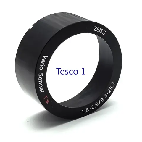 NUOVA unità di riparazione del cerchio dell'obiettivo dell'anello del tubo anteriore in argento per la parte di ricambio della fotocamera digitale Sony ZV1 ZV-1