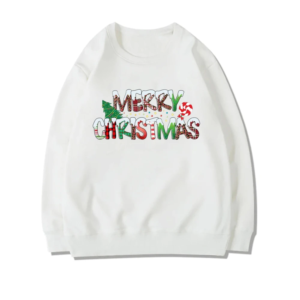 Christmas Sweatshirt Holiday Sweaters for Women Merry Christmas Winter Sweatshirt Xmas Graphic Pullover Holiday Clothes