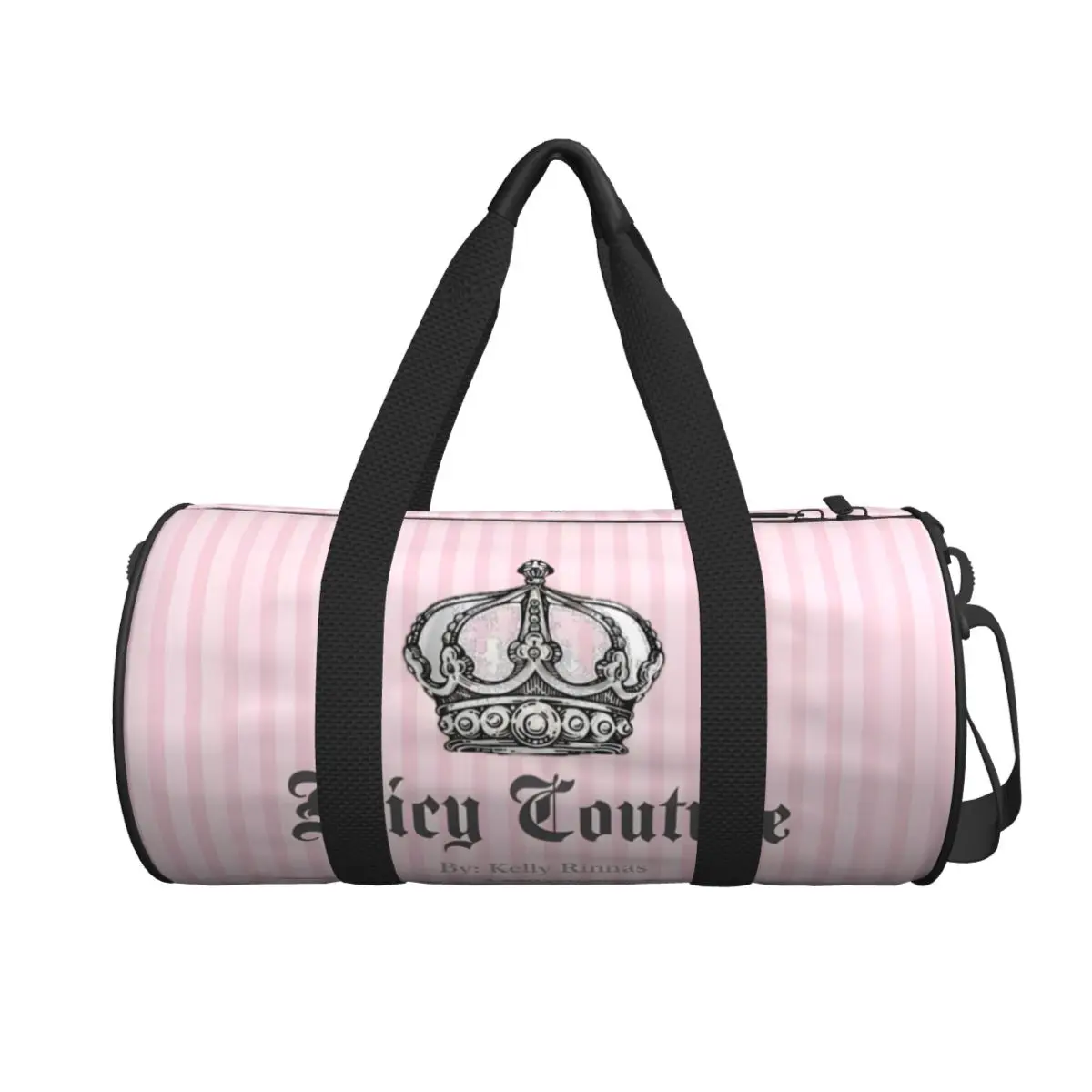 Juicy-Couture Weekend Gym Yoga Luggage Bags Men Women Sport Duffle Bag Round Large Capacity Travel Duffel Bag