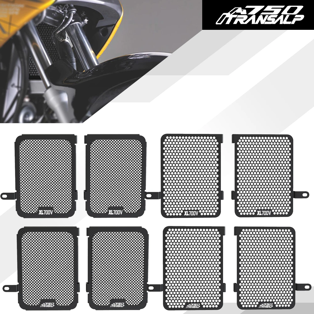 

Radiator Grill Guard Protector Cover Mesh Protection Part Motorcycle Accessories For Honda XL700V Transalp 700 XL 2008-2021 2022