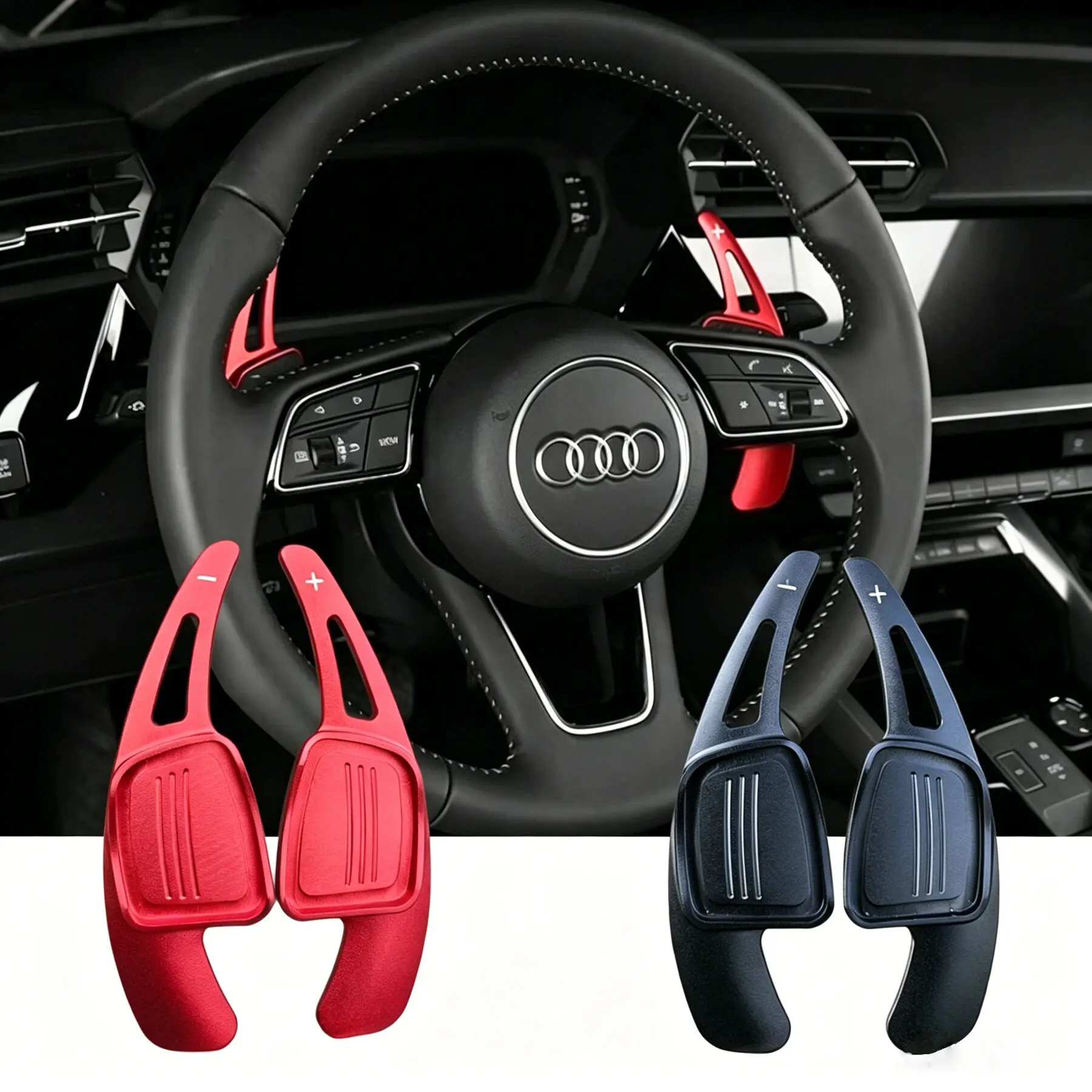 Shift Paddle For Audi 2019 2018 2017 S3 S5 SQ2 SQ5 TT A3 8V A4 A5 Q2 Q3 Q5 Q7 Car Steering Wheel Paddles Extension Quick Shifter
