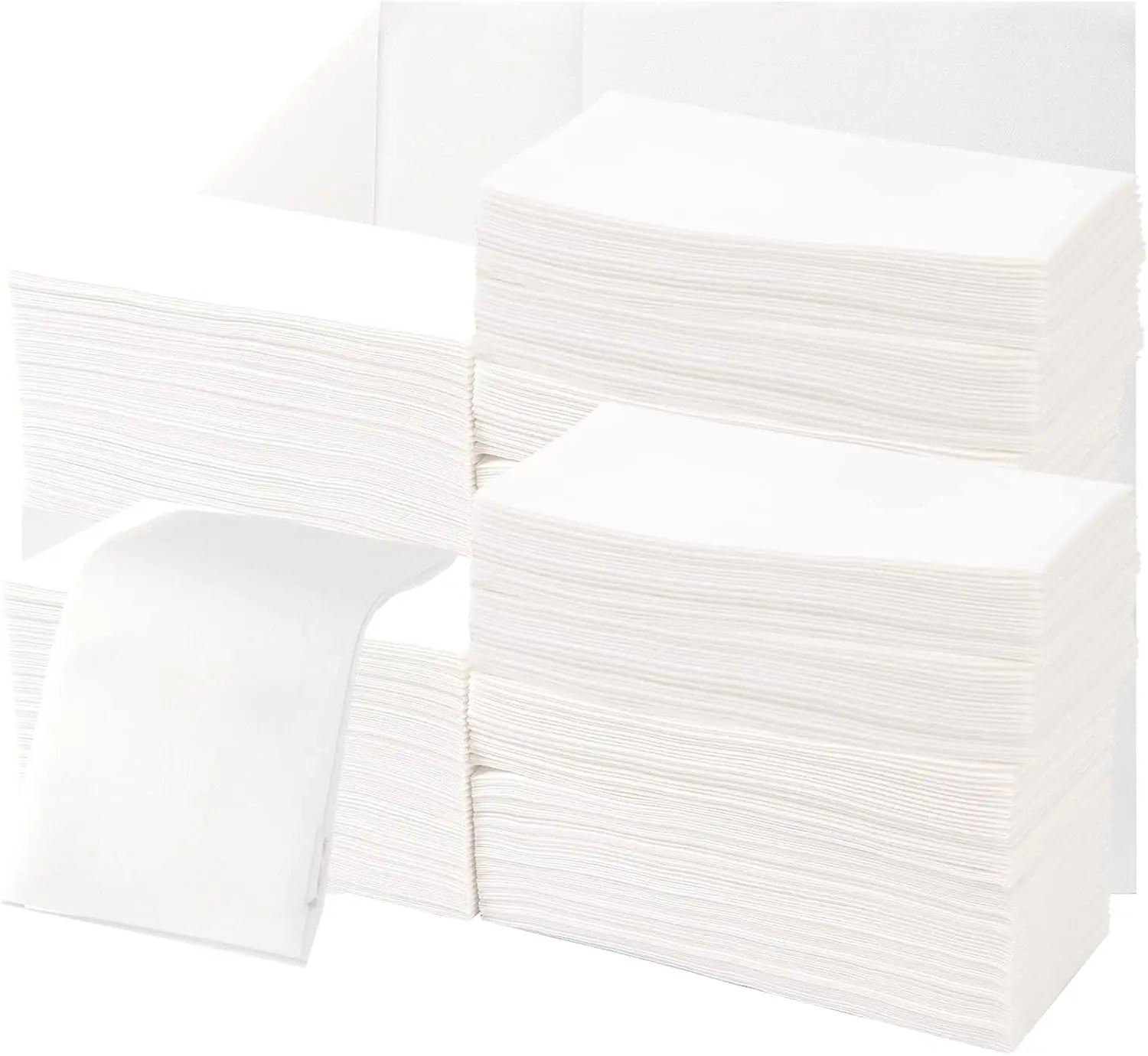 

200 Linen-Feel Guest Towels, Cloth-Like Hand Towels Disposable, Soft Absorbent 12x17 for Bathroom Kitchen Wedding