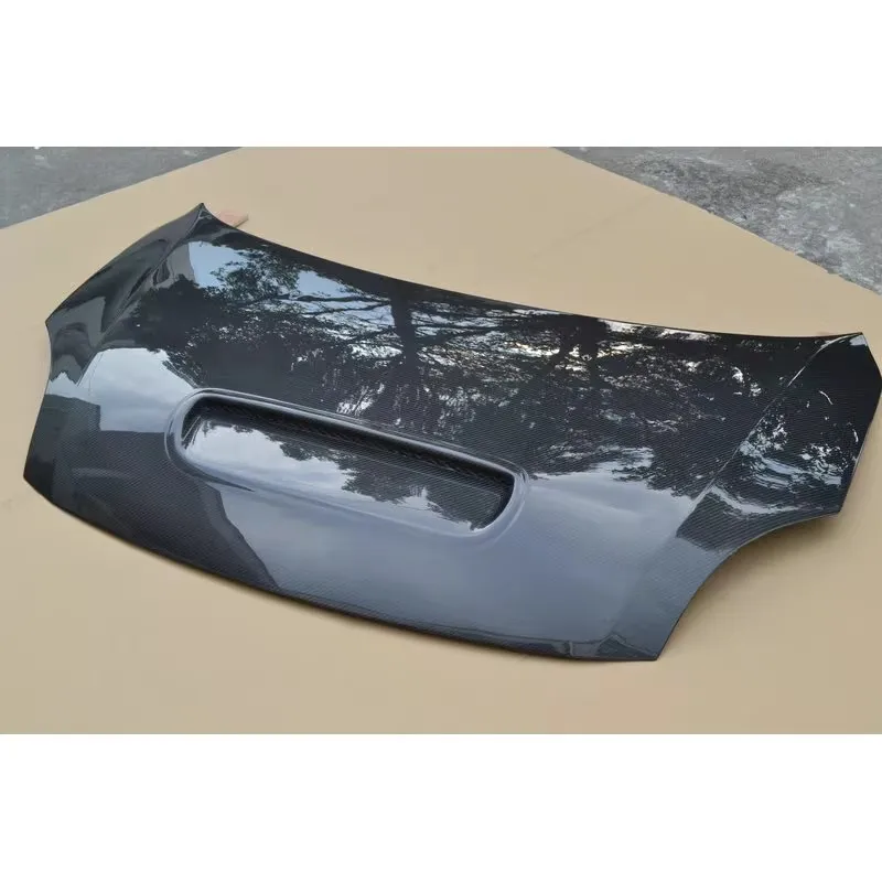 مجموعة غطاء المحرك من ألياف الكربون لـ 05-16 سوزوكي سويفت تعديل غطاء محرك السيارة طقم الجسم اكسسوارات السيارات #6