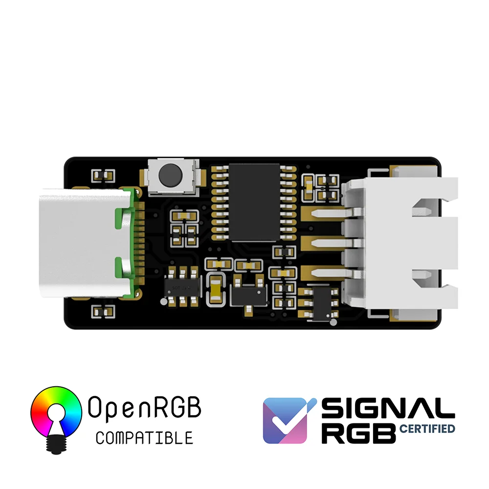 

Nollie1 ARGB Controller 5v3Pin ARGB interface support SignalRGB OpenRGB