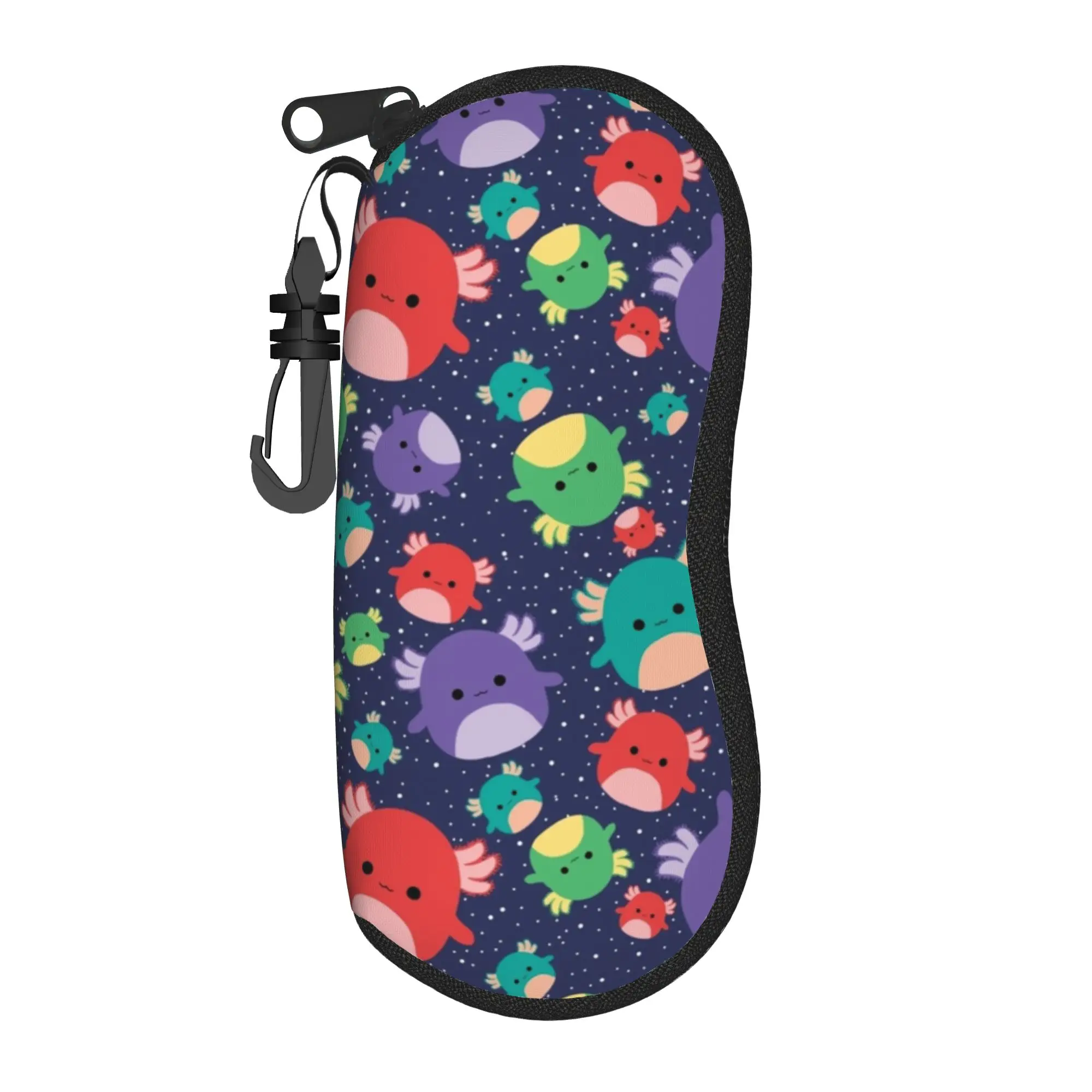 Axolotl Mexican Salamander  Glasses Case Gift For Fans  Box  Sunglasses Box Gift Eye Contacts Case