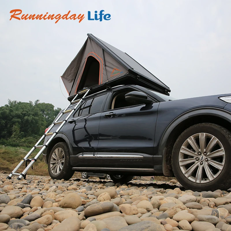 

Car Aluminum Alloy Folding Hard Shell Camper Trailer Open Car Roof Top Tent Box Hardtop Rooftop Tentcustom