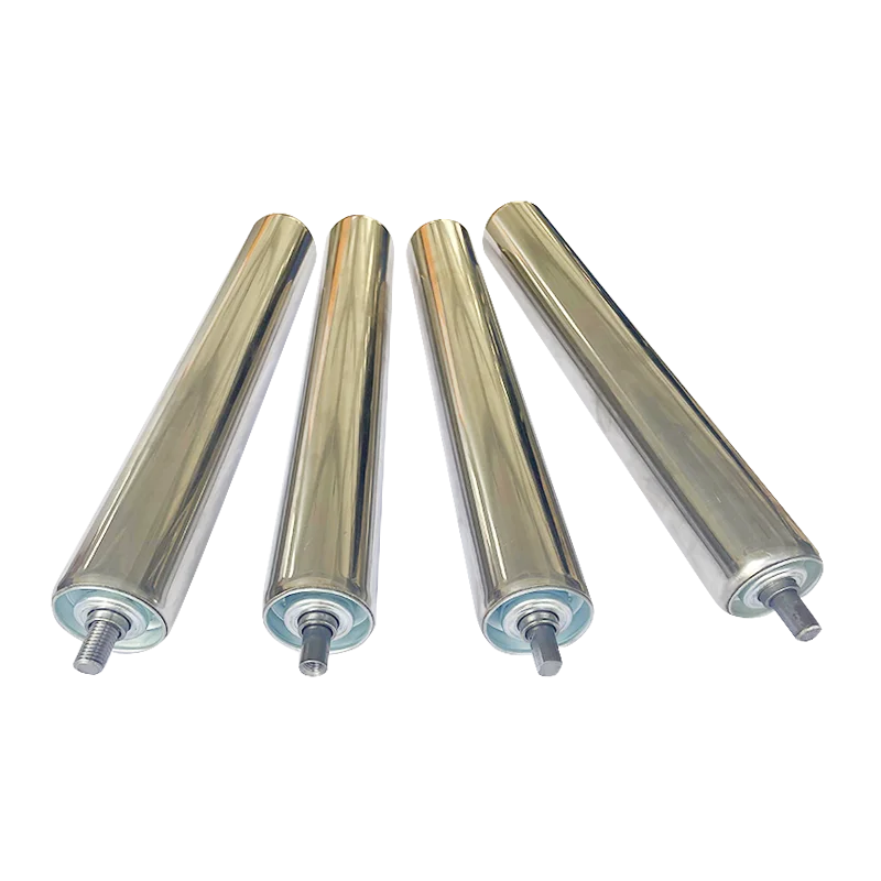 Stainless Steel Spring-Loaded gravity Conveyor Roller Dia 25/32/38/50/60mm,Length 100/200/300-600mm for Roller Conveyor belt