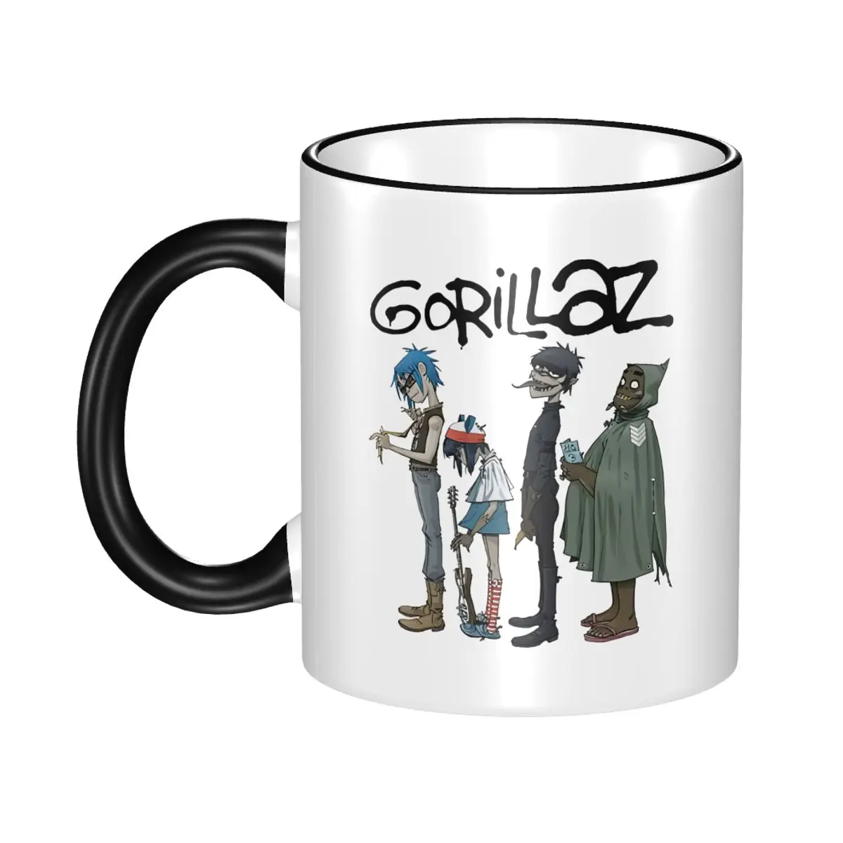 

Funny Gorillazs Rock Band Tea Cup Room Mugs