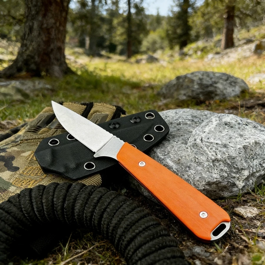 

Универсальный тактический нож для активного отдыха и охоты с лезвием из стали 8Cr13Mov, рукоятью G10, портативный, для кемпинга и рыбалки, с ножнами K-типа