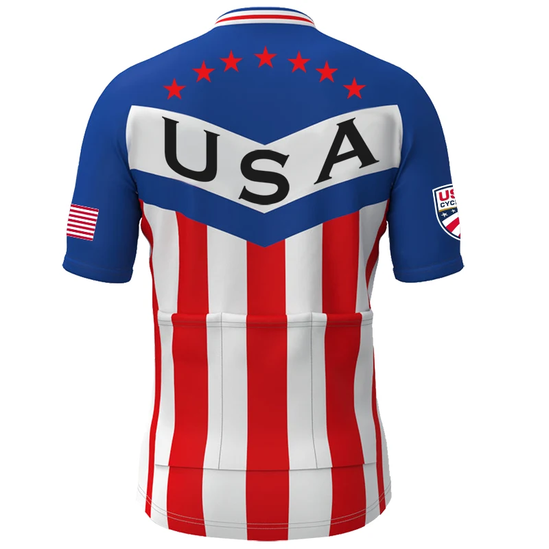 American Cycling Wear Short Sleeve Sweater Road Shirt Bicycle Clothes Bike Downhill Jacket Fat Jersey Sports Summer Credit Tops