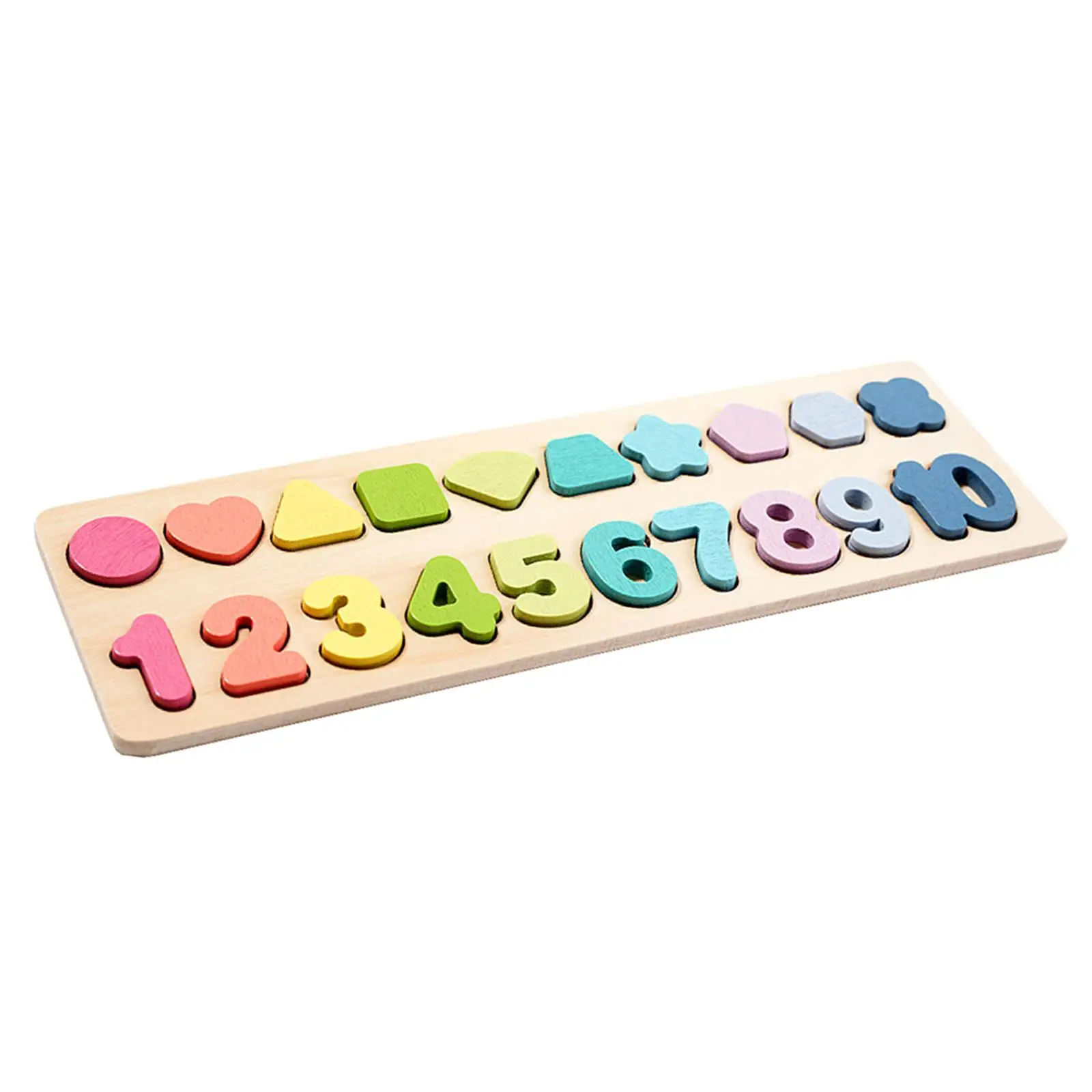 

Number Shape Puzzle Sorting Toys Montessori Toy Children Learning Board Sorting and Matching Colors for Preschool Girls Boys