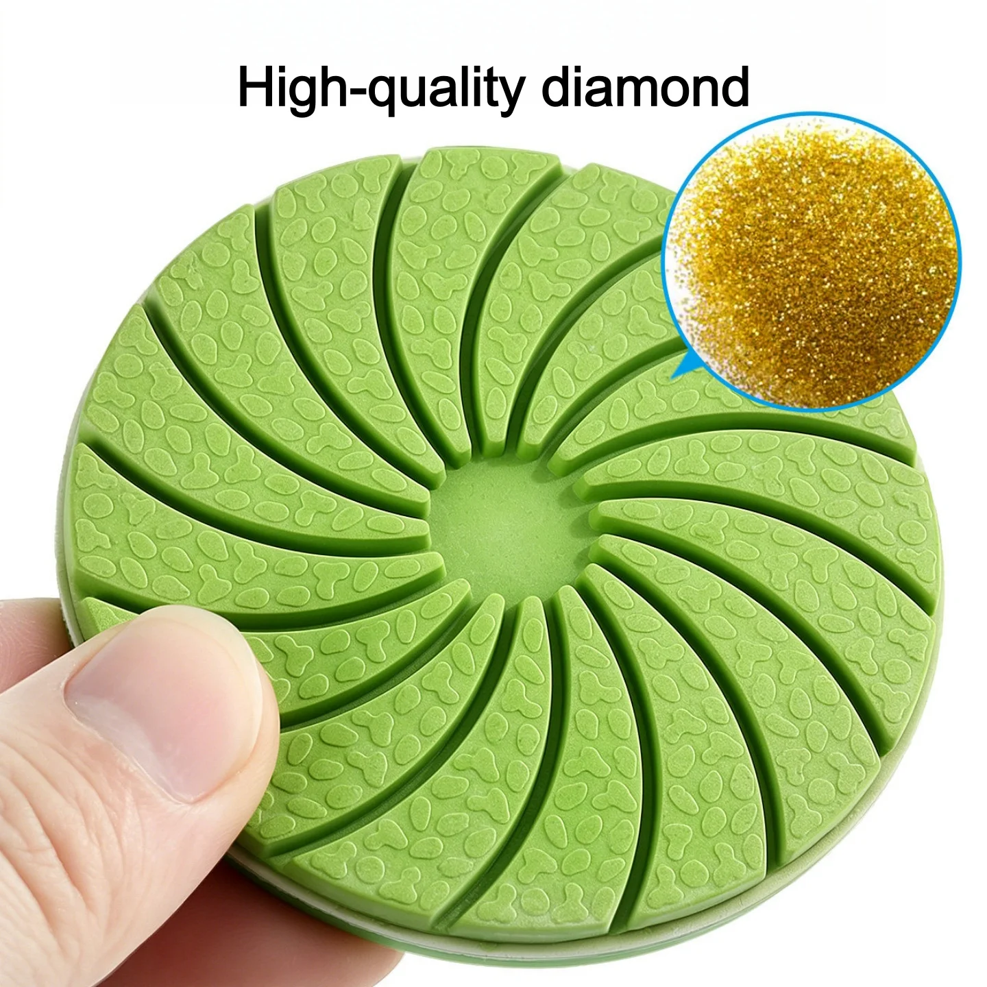 1/3/5/10 Stück 80mm Diamant-Harz-Kantenpolierpad mit M10-Gewinde, Schleifscheibe für Fliesen, Marmor, Granit, Quarzplatten. – Detail 6