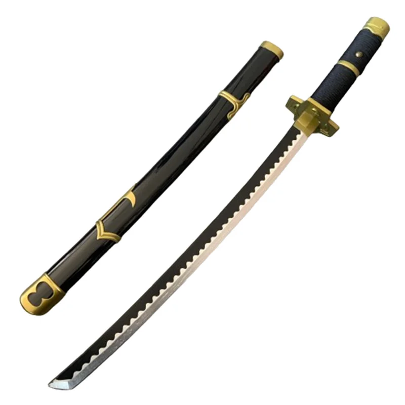 

Cosplay Roronoa Zoro Enma 30inch Anime Wood Katana Weapon 75cm Role Playing Xue Zou Model Sword