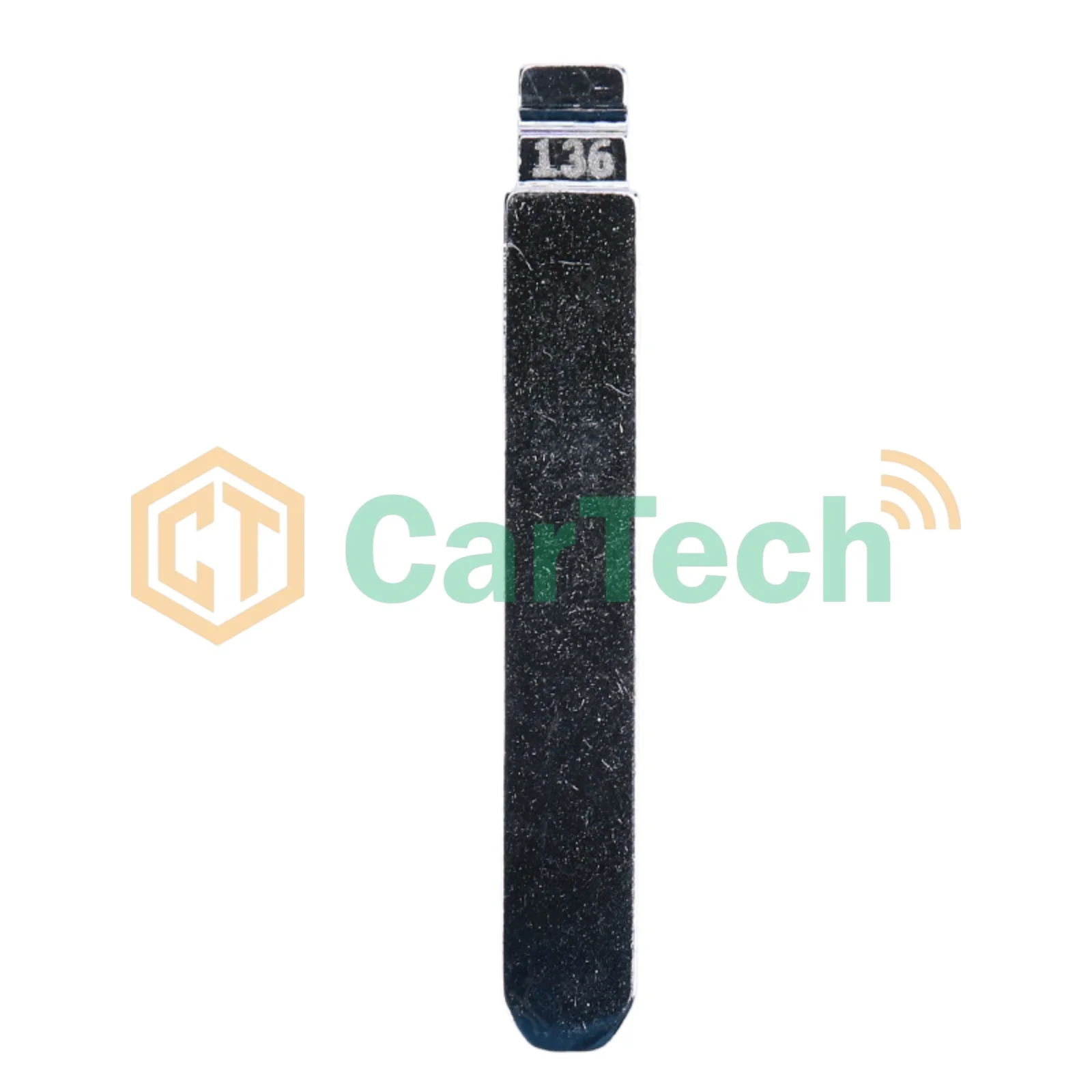 Cartech 136# Uncut Flip Blank Key Blade for KEYDIY KD XHORSE VVDI Universal Remote Fit Changan Eado