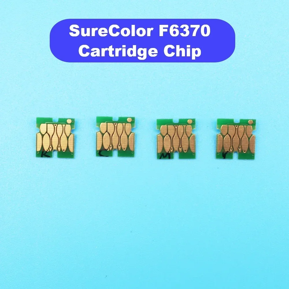 T46C8 Chips T46C2 T46C3 T46C4 Cartucho de tinta de impressora Chip único para Epson SureColor F6370 F9470 F9470H T46C Chips de tinta