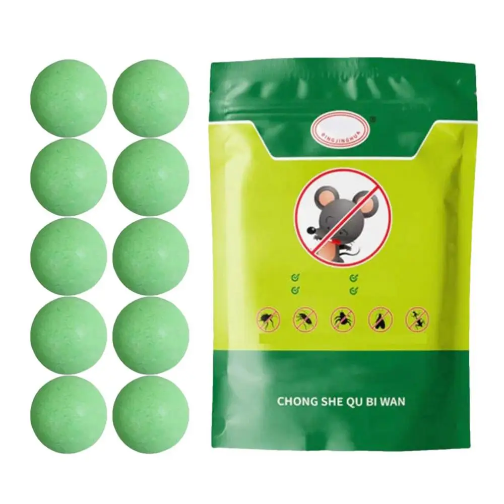 10-pillen voor insecten- en muizen Afstotende pillen Muizen Repeller Pillen Muizen Activiteit Discourager Tools Animal Control Discourager Ballen