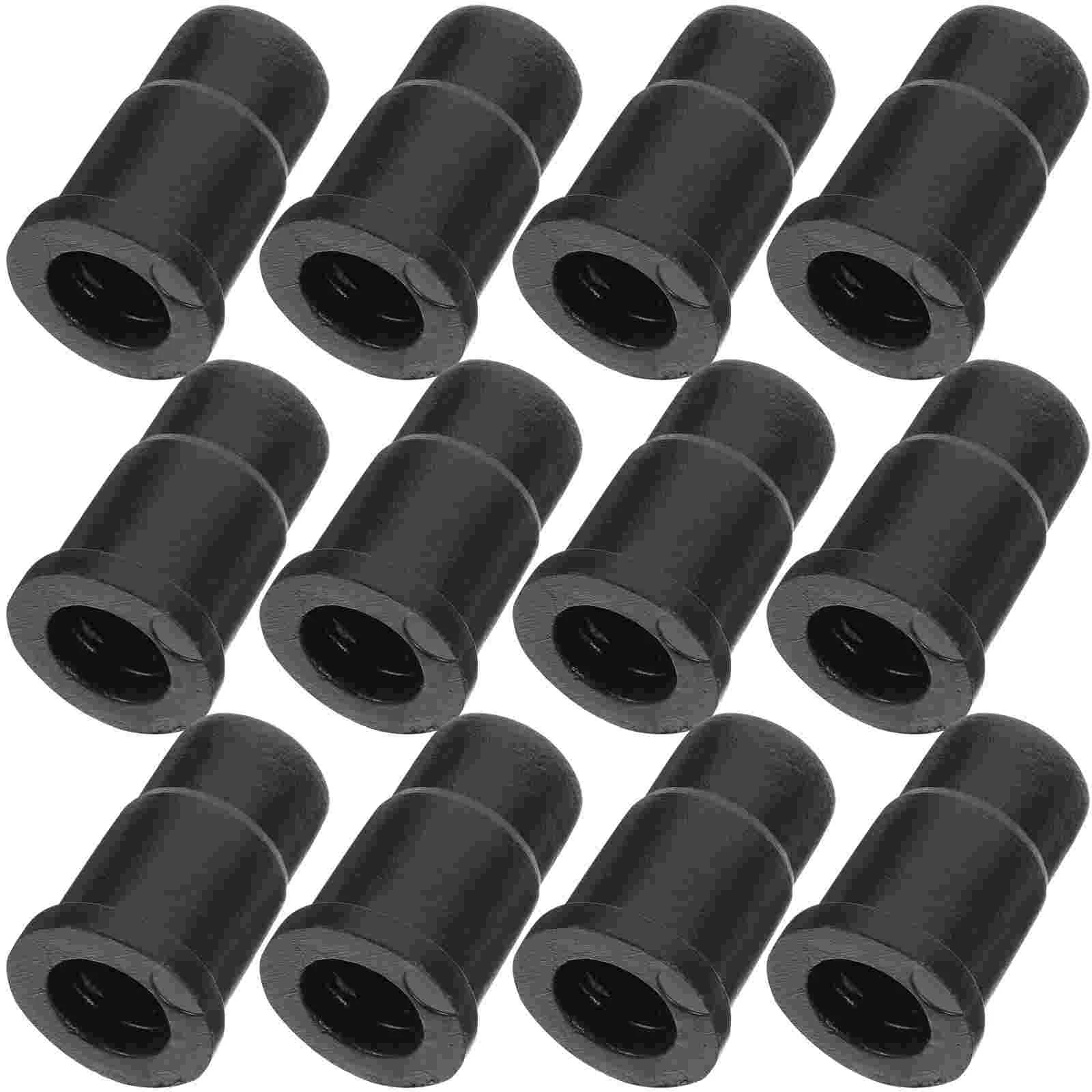 

40 Pcs Caster Rubber Cap Socket 19x32 High Grade ABS Wear Resistant Expandable Tail Fine Workmanship Furniture Hardware