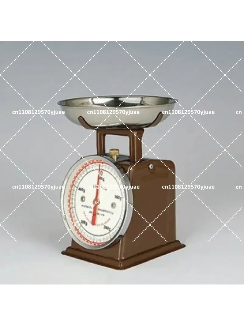 Stainless Steel Mechanical Kitchen Scale 500g Small Compact Precision Weighing Tool