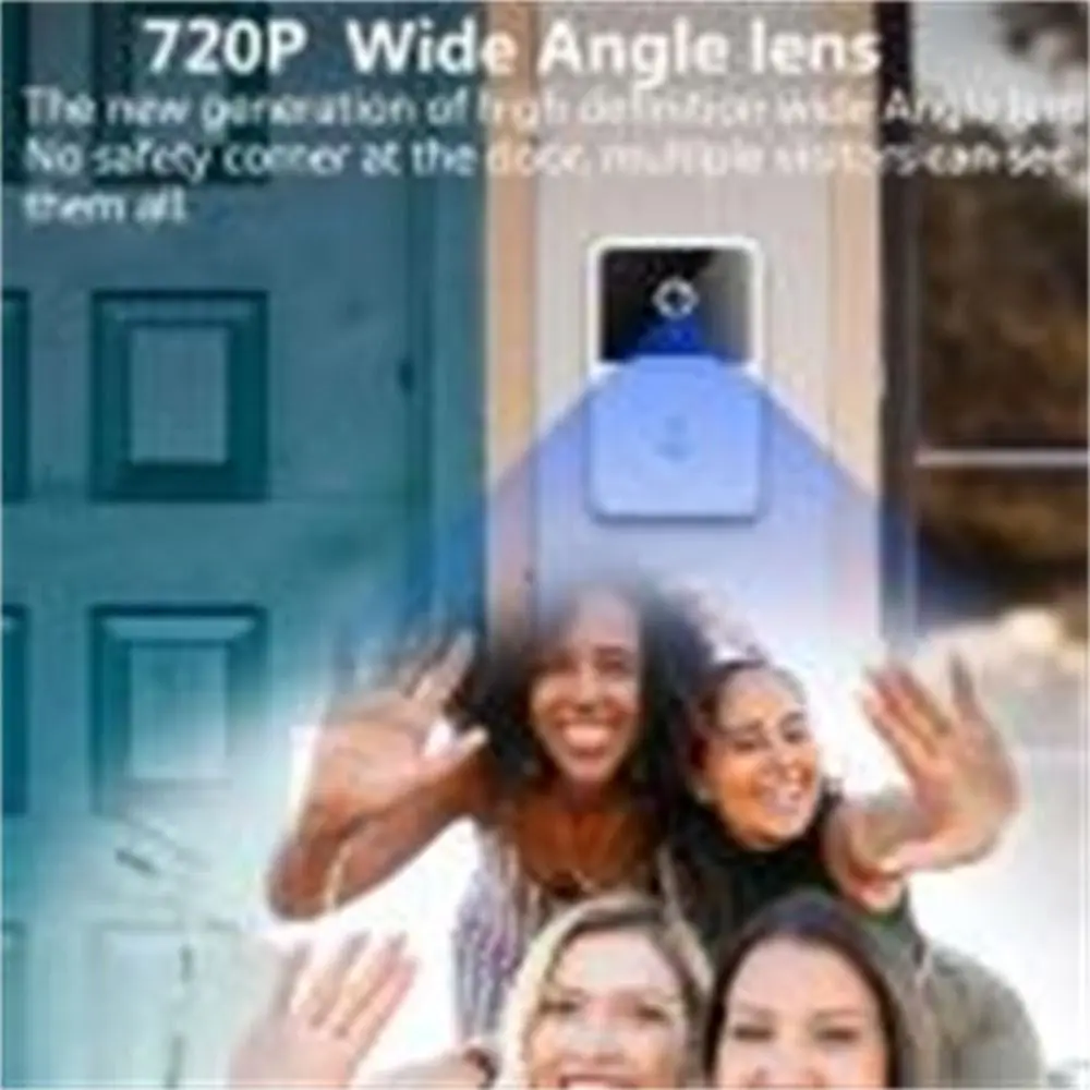 Wireless Night Vision Cam WiFi Video Doorbell Door Bell Ring Security Intercom Phone Camera Door Bell