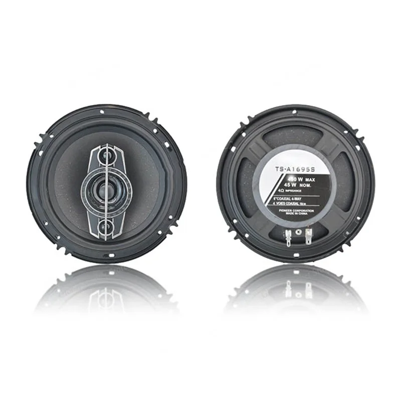 ABGI-4 โอห์มเครื่องเสียงรถยนต์ 6 นิ้ว TS1695S ดัดแปลงทรัมเป็ต Coaxial Full-Tone ลําโพงระบบ